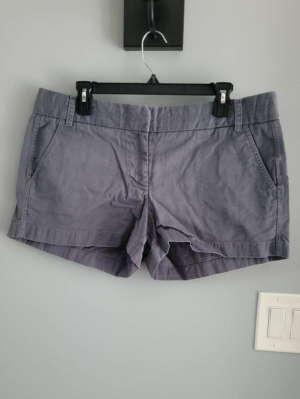 J. Crew Slate Gray Women's Cotton Jean Shorts